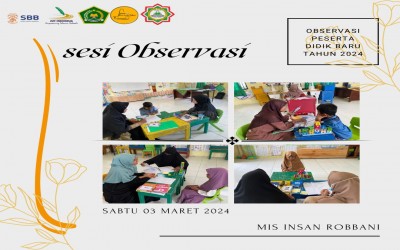 Observasi Calon Peserta Didik Baru dan Wawancara Calon Wali Murid MIS Insan Robbani